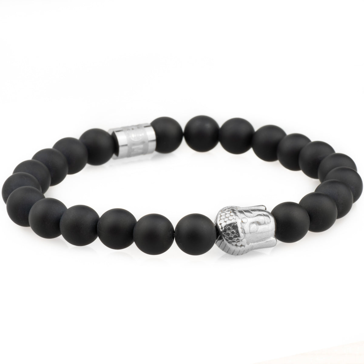 The Buddha Bracelet - Silver - Side - Marssos