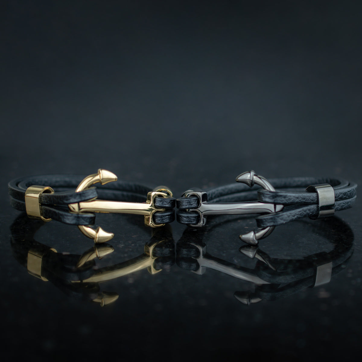 The Anchor Bracelet - Black - Marssos