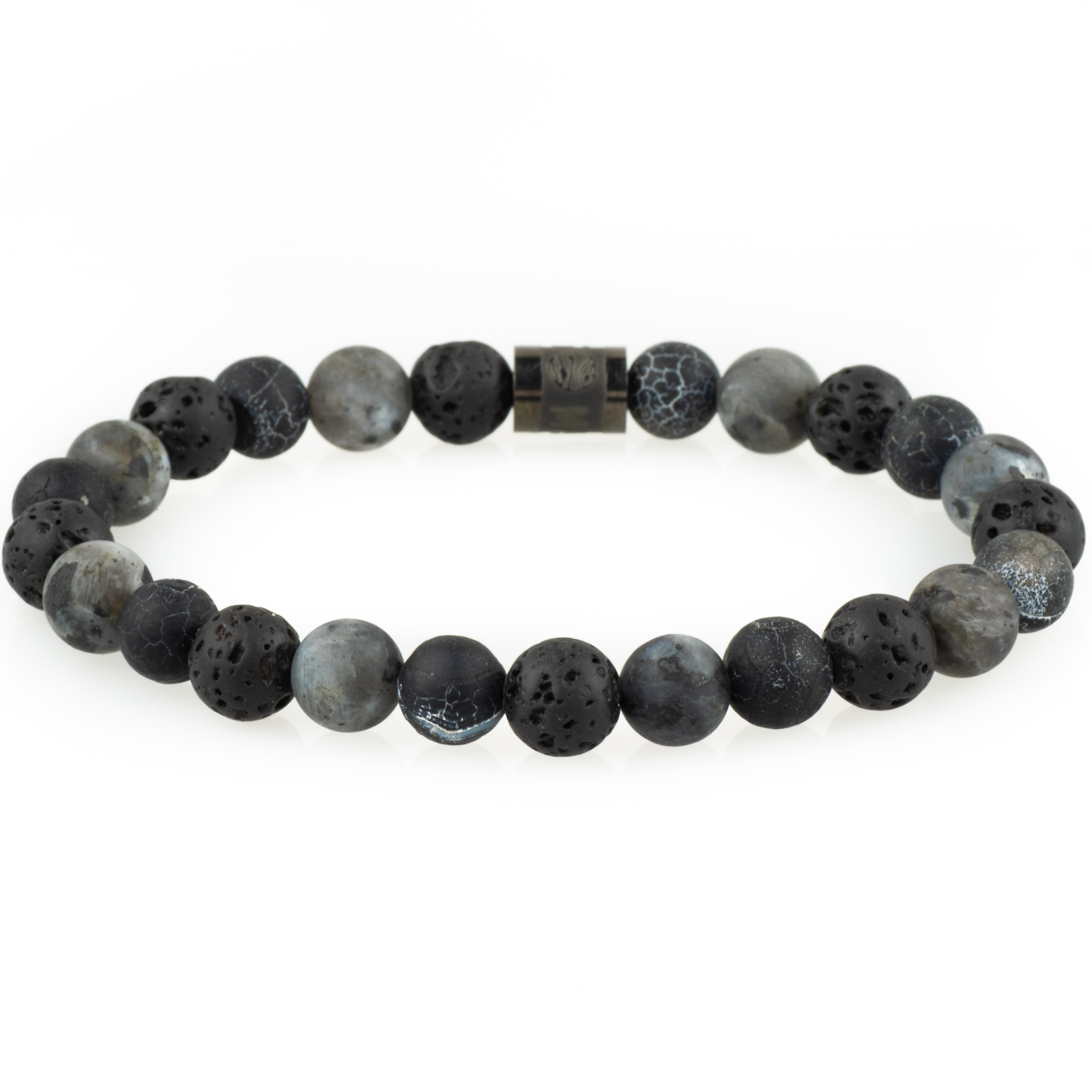 Coprolite & Lava Bead Bracelet, Fossil Jewelry for Him or Her, Unique Bead  Bracelet, in Stock 